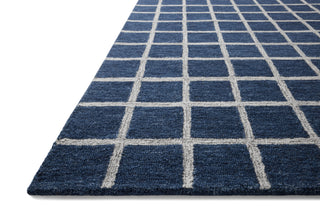 The Rug Corner Chris Loves Julia x Loloi Polly Navy / Silver  