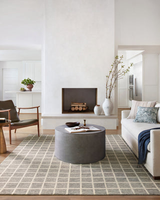 The Rug Corner Chris Loves Julia x Loloi Polly Slate / Ivory  