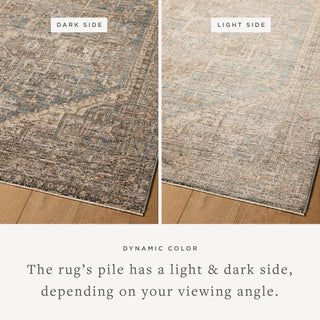 The Rug Corner Loloi Priscilla Blue / Bark  