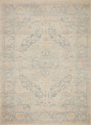 The Rug Corner Loloi Priya Bone / Bluestone  