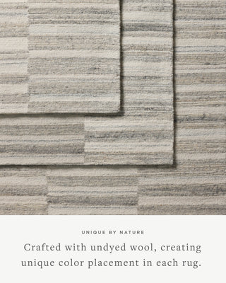 The Rug Corner Magnolia Home by Joanna Gaines x Loloi Rae Stone / Ivory  