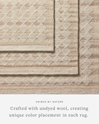 The Rug Corner Magnolia Home by Joanna Gaines x Loloi Rae Natural / Ivory  