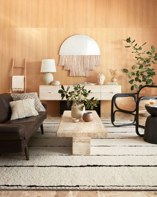 The Rug Corner Loloi Roman Ivory / Black  