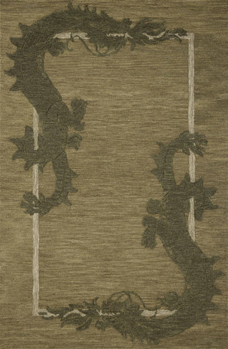 The Rug Corner Brigette Romanek x Loloi Romi Green / Forest  