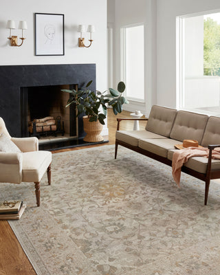 The Rug Corner Chris Loves Julia x Loloi Chris Loves Julia - Rosemarie Ivory / Natural Area Rug  