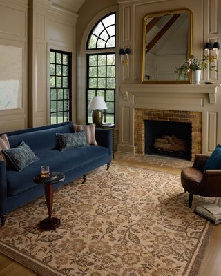 The Rug Corner Chris Loves Julia x Loloi Rue Bark / Mocha  