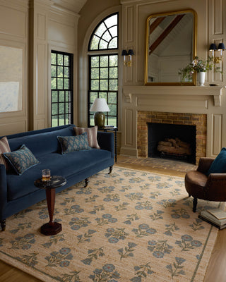 The Rug Corner Chris Loves Julia x Loloi Chris Loves Julia - Rue Moss / Blue Area Rug  