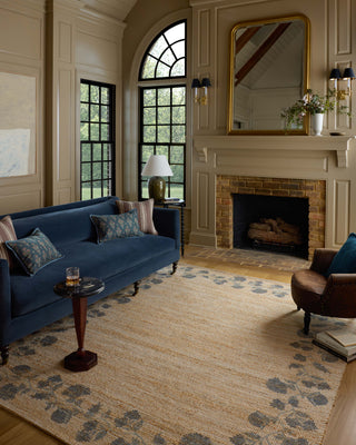 The Rug Corner Chris Loves Julia x Loloi Chris Loves Julia - Rue Natural / Denim Area Rug  
