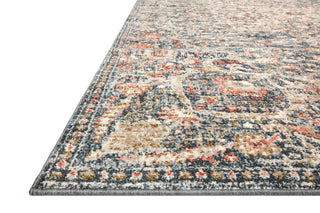 The Rug Corner Loloi II Saban Blue / Spice  