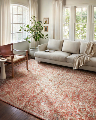 The Rug Corner Loloi II Saban Rust / Beige  