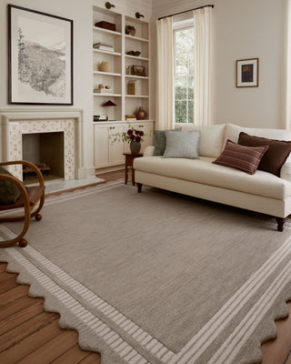 The Rug Corner Chris Loves Julia x Loloi Scottie Fog / Ivory  