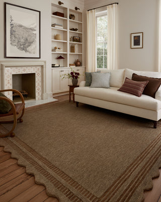 The Rug Corner Chris Loves Julia x Loloi Chris Loves Julia - Scottie Mocha / Clay Area Rug  