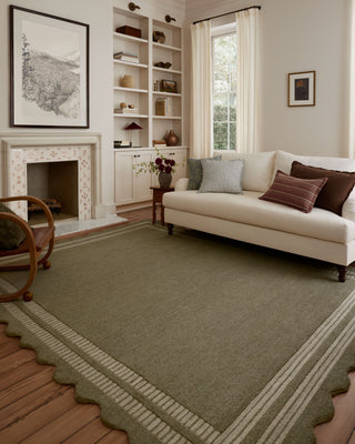 The Rug Corner Chris Loves Julia x Loloi Chris Loves Julia - Scottie Olive / Pebble Area Rug  