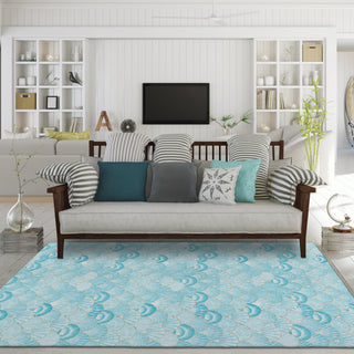 lifestyle The Rug Corner Dalyn Seabreeze SZ2 Teal  Seabreeze SZ2 Teal