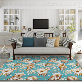 lifestyle The Rug Corner Dalyn Seabreeze SZ6 Teal  Seabreeze SZ6 Teal