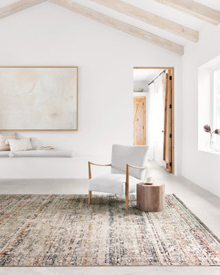 The Rug Corner Loloi Theia Taupe / Multi  