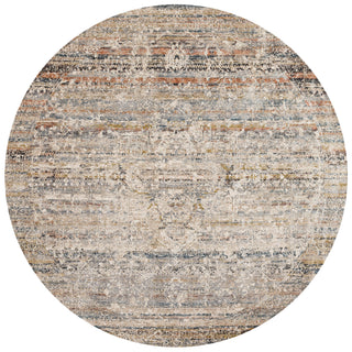 The Rug Corner Loloi Theia Taupe / Multi  