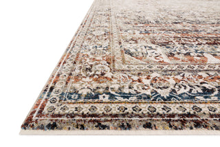 The Rug Corner Loloi Theia Taupe / Brick  