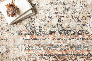 The Rug Corner Loloi Theia Taupe / Brick  