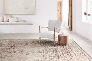 The Rug Corner Loloi Theia Taupe / Brick  