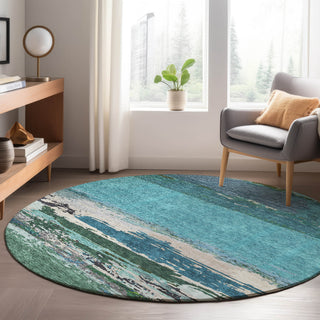 lifestyle The Rug Corner Dalyn Trevi TV8 Teal  Trevi TV8 Teal
