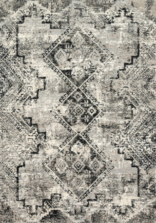The Rug Corner Loloi Viera Grey / Black  