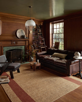 Leanne Ford - Weatherstaff Natural / Brick Area Rug
