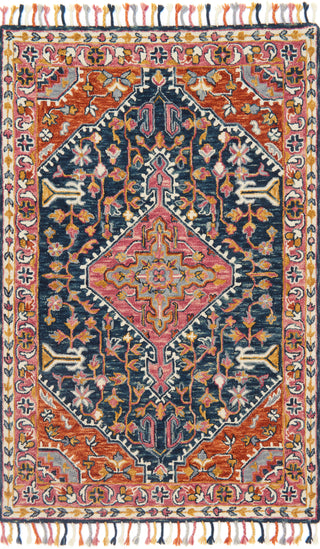 The Rug Corner Loloi Zharah Navy / Multi  