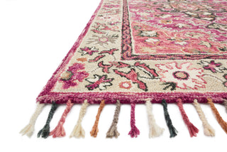 The Rug Corner Loloi Zharah Raspberry / Taupe  