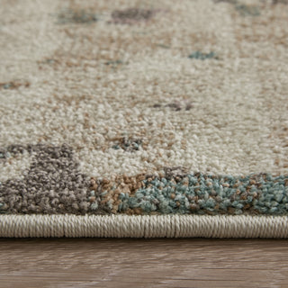 Eden Modern Abstract - Ivory/Blue/Purple