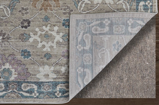 The Rug Corner Feizy Dartmouth Transitional Floral & Botanical - Gray/Blue/Taupe  