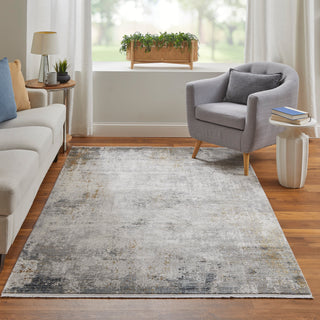 The Rug Corner Feizy Cadiz Modern Abstract - Ivory/Taupe/Gray  