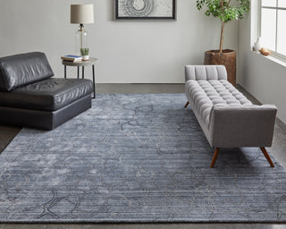 The Rug Corner Feizy Whitton Modern Abstract - Gray/Blue  Whitton Modern Abstract - Gray/Blue