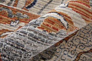 The Rug Corner Feizy Melrose Transitional Ikat - Ivory/Red/Gray  