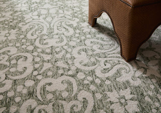 Belfort Traditional Floral & Botanical - Ivory/Green