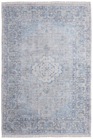 Caldwell Transitional Medallion - Gray/Blue/Ivory
