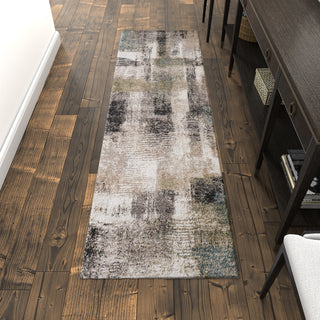The Rug Corner Feizy Skyview Modern Abstract - Gray/Taupe/Ivory  
