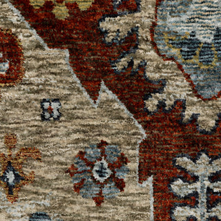 Aberdeen Red/Blue Area Rug 1143H