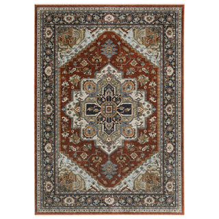Aberdeen Red/Blue Area Rug 1144R
