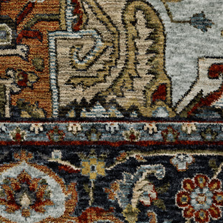 Aberdeen Red/Blue Area Rug 1144R