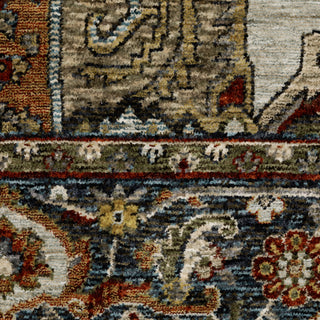 The Rug Corner Oriental Weavers Aberdeen Ivory/Blue Area Rug 1144W Traditional 