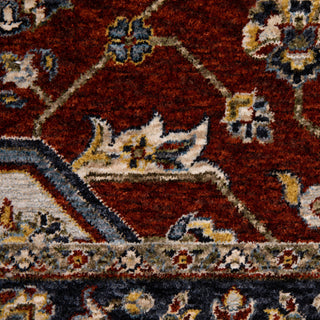 The Rug Corner Oriental Weavers Aberdeen Red/Blue Area Rug 4151R Traditional 