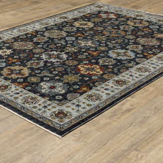 The Rug Corner Oriental Weavers Aberdeen Blue/Multi Area Rug 561B1 Traditional 