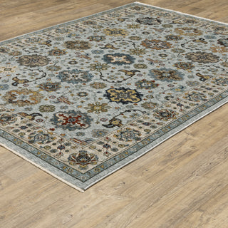 Aberdeen Blue/Ivory Area Rug 561W1
