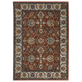 Aberdeen Red/Ivory Area Rug 562R1
