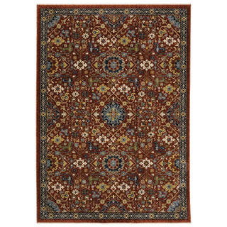 Aberdeen Red/Multi Area Rug 006R1