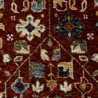 Aberdeen Red/Multi Area Rug 006R1