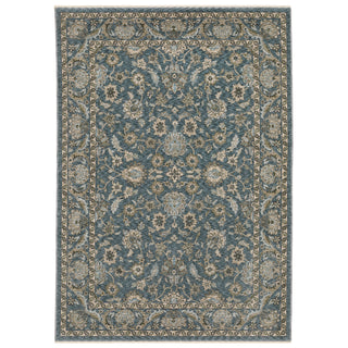 The Rug Corner Oriental Weavers Aberdeen Blue/Beige Area Rug 070H1 Traditional 