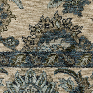 The Rug Corner Oriental Weavers Aberdeen Beige/Blue Area Rug 070I1 Traditional 