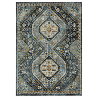 Aberdeen Blue/Gold Area Rug 7150B